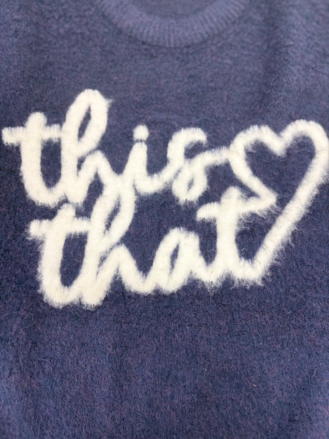 디스이즈네버댓 니트 xl 상품이미지1