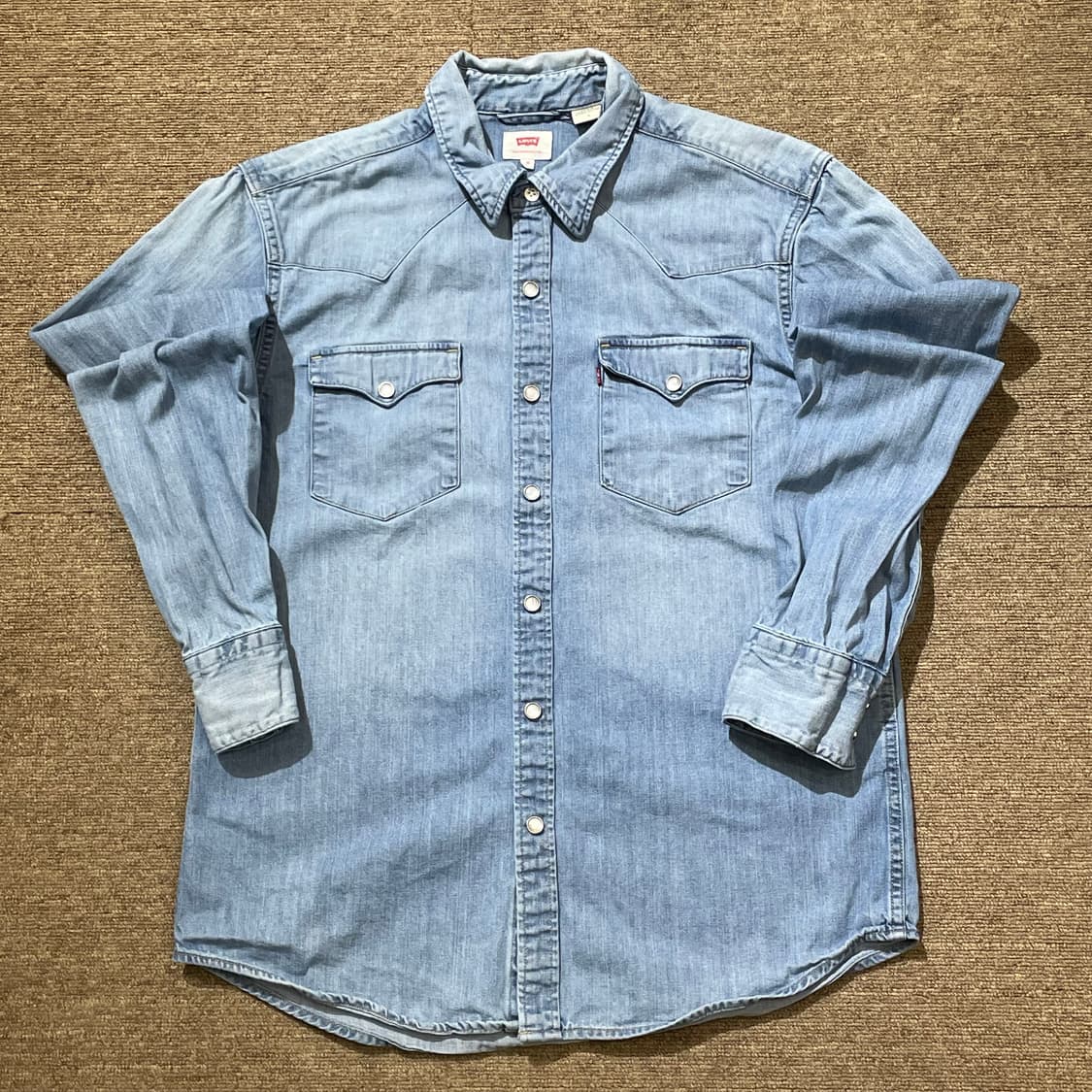 (M) Levi's 리바이스 코튼 데님 셔츠 상품이미지3