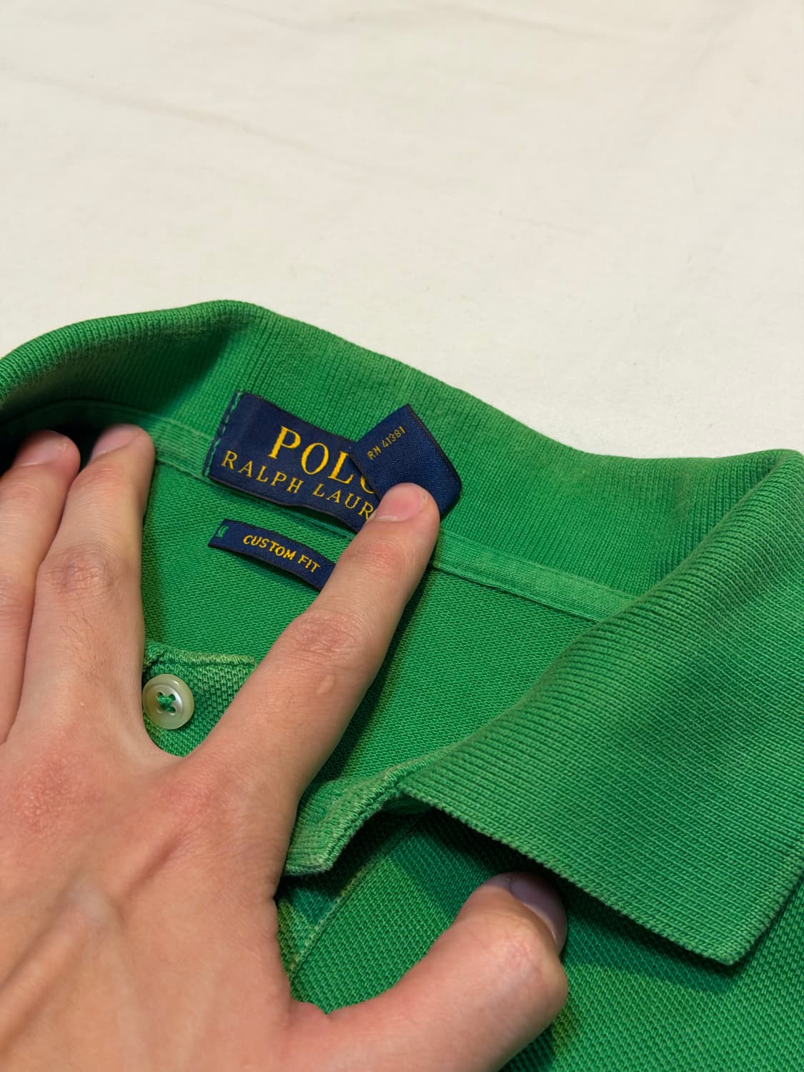 폴로 랄프로렌 빅포니 RLYC 요트클럽 카라티 그린 상품이미지3