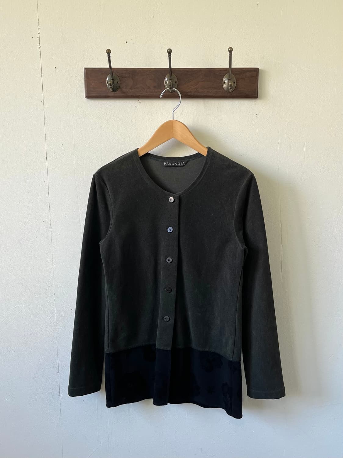 PARANOIA 올리브 레이어드 가디건 set up 상품이미지9