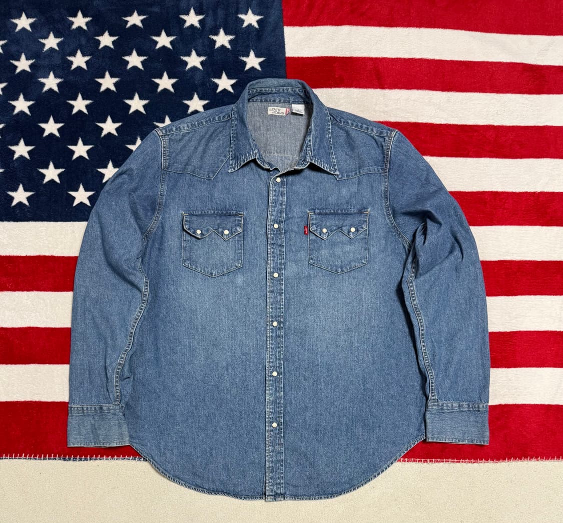 리바이스 웨스턴셔츠 Levi’s Western Shirt [XL] 빈티지 상품이미지1