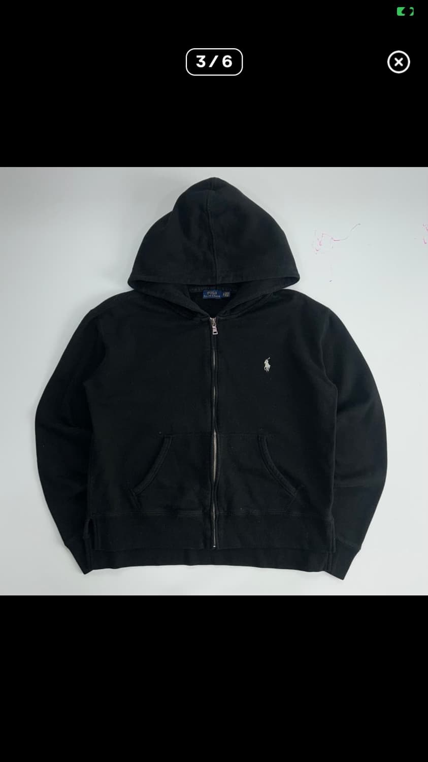 폴로 후드집업 블랙 구합니다  상품이미지1