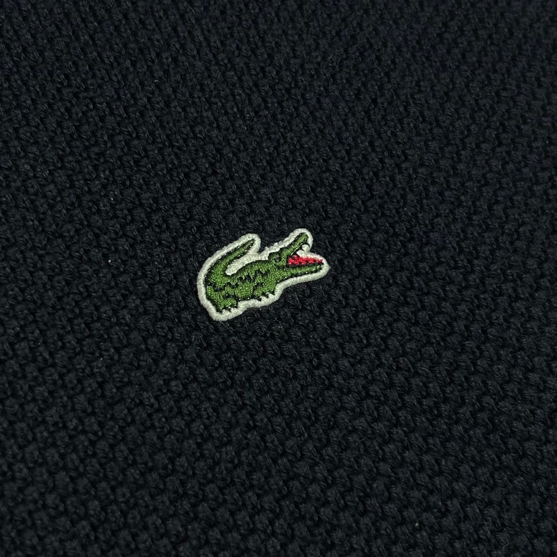 [XL] Lacoste 라코스테 네이비 하프 집업 코튼 맨투맨 상품이미지4