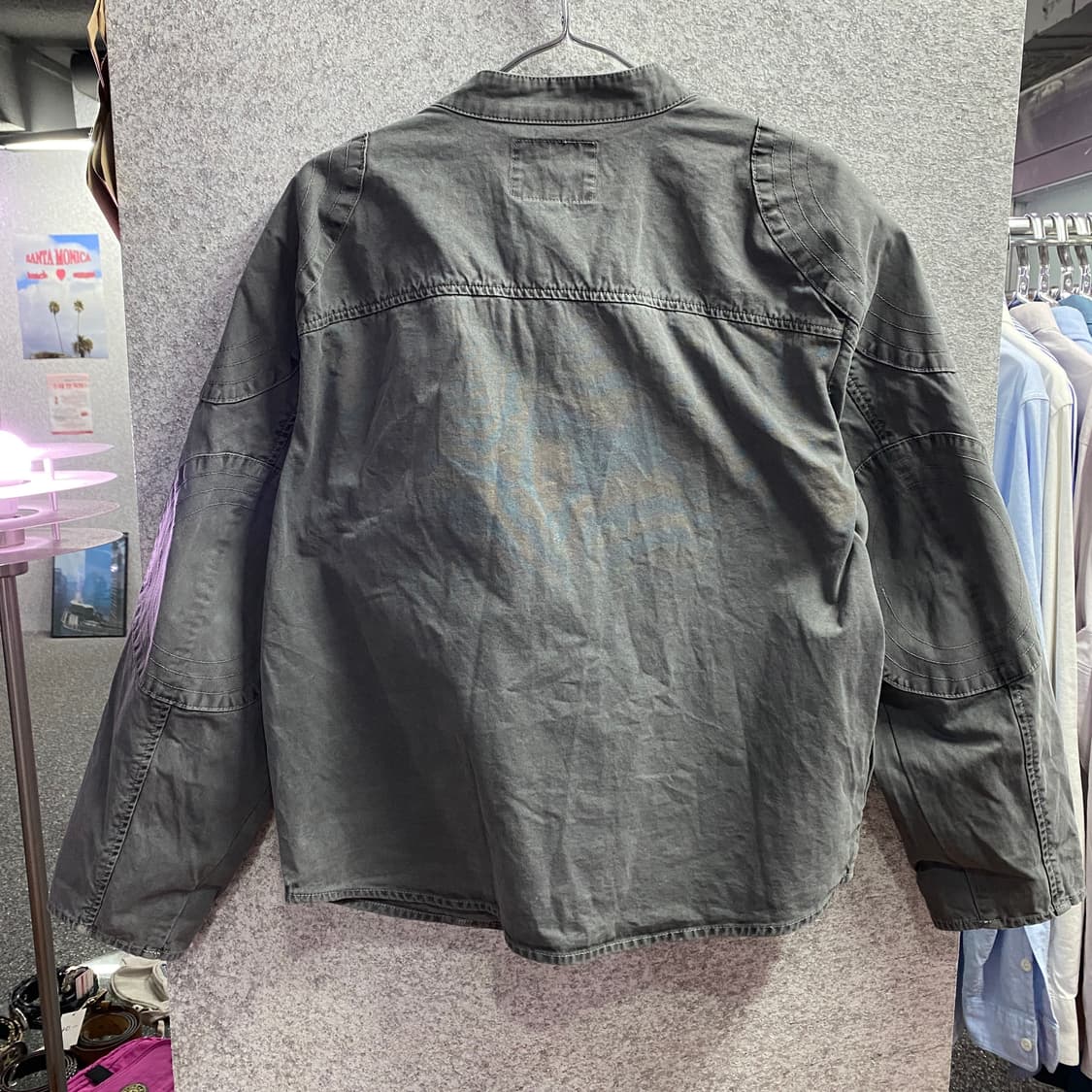 LMC 피그먼트 글로브 바이커재킷 그레이 A8 상품이미지5