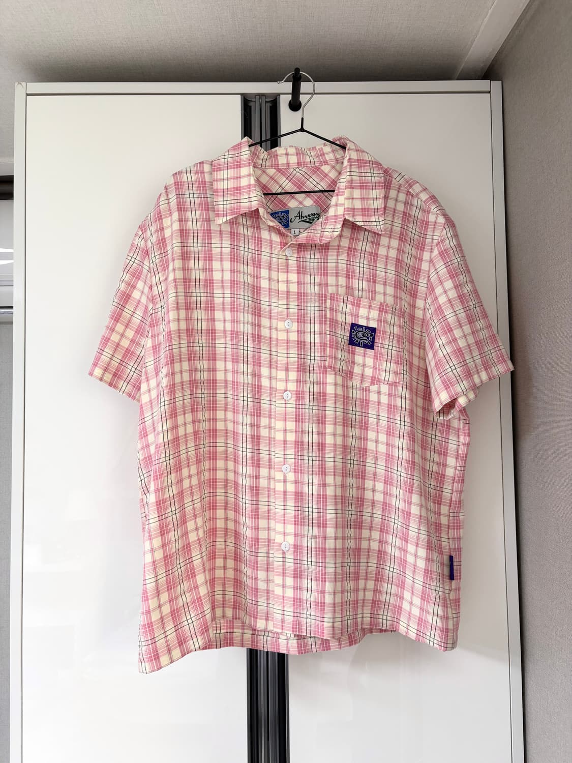 얼웨이즈 반팔 체크셔츠 상품이미지1