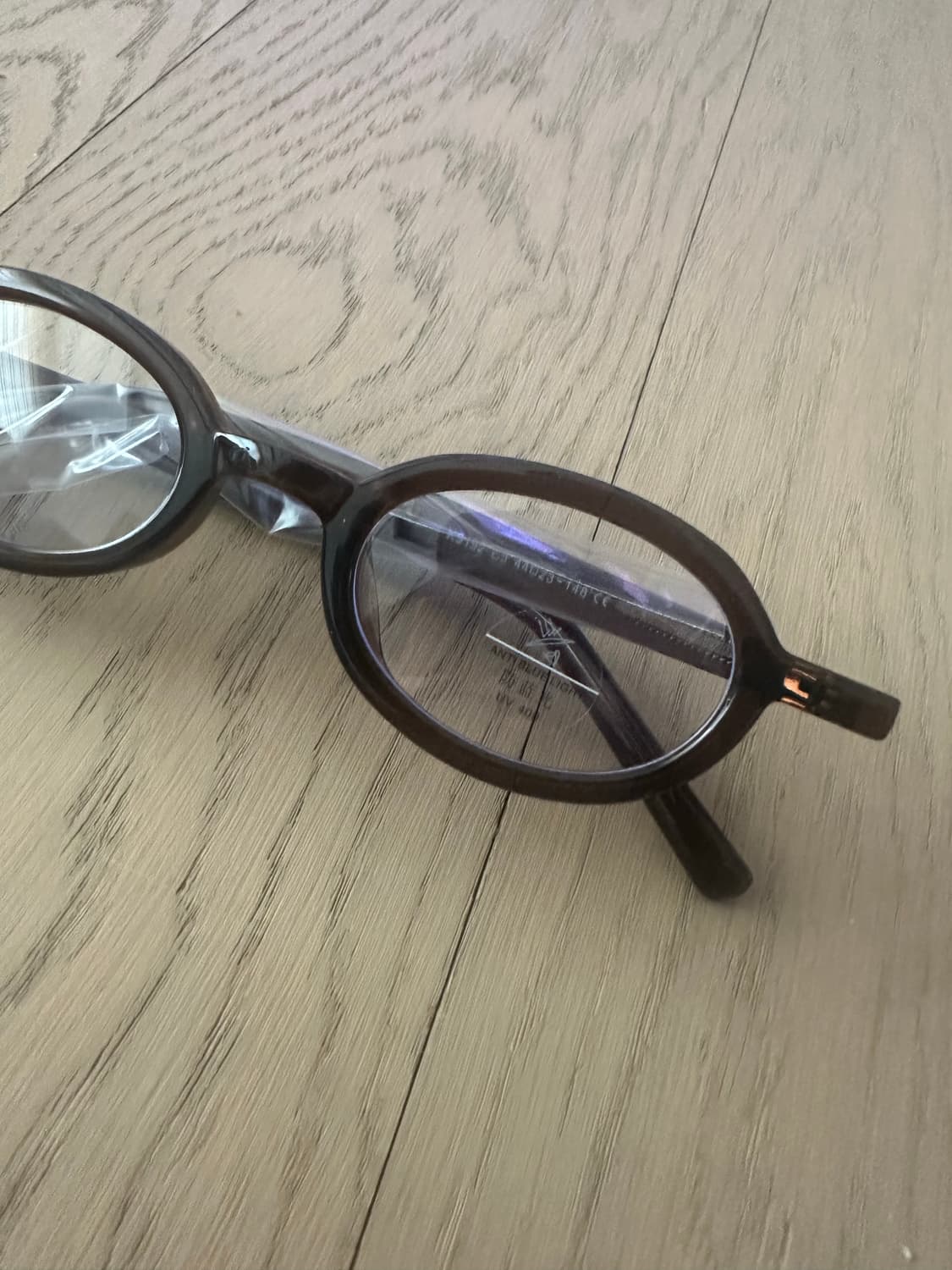 스몰 라운드 밤티 안경(브라운) 상품이미지1