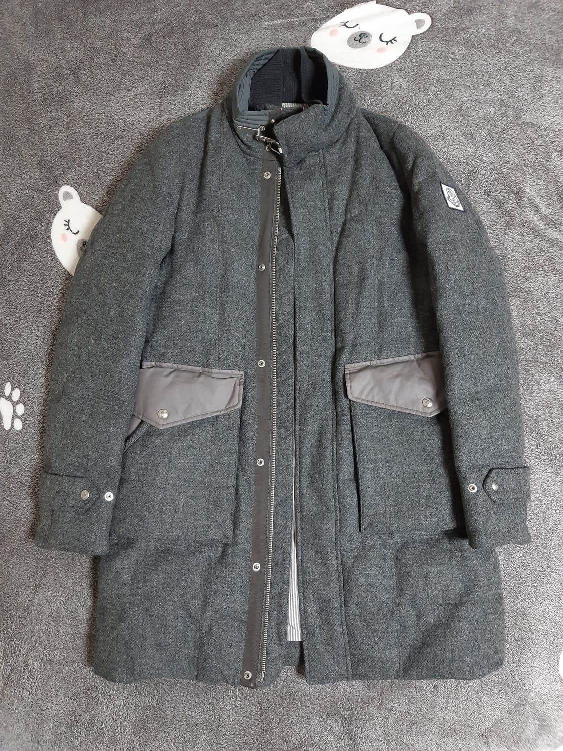 몽클레어 패딩 코트 감마블루 상품이미지1