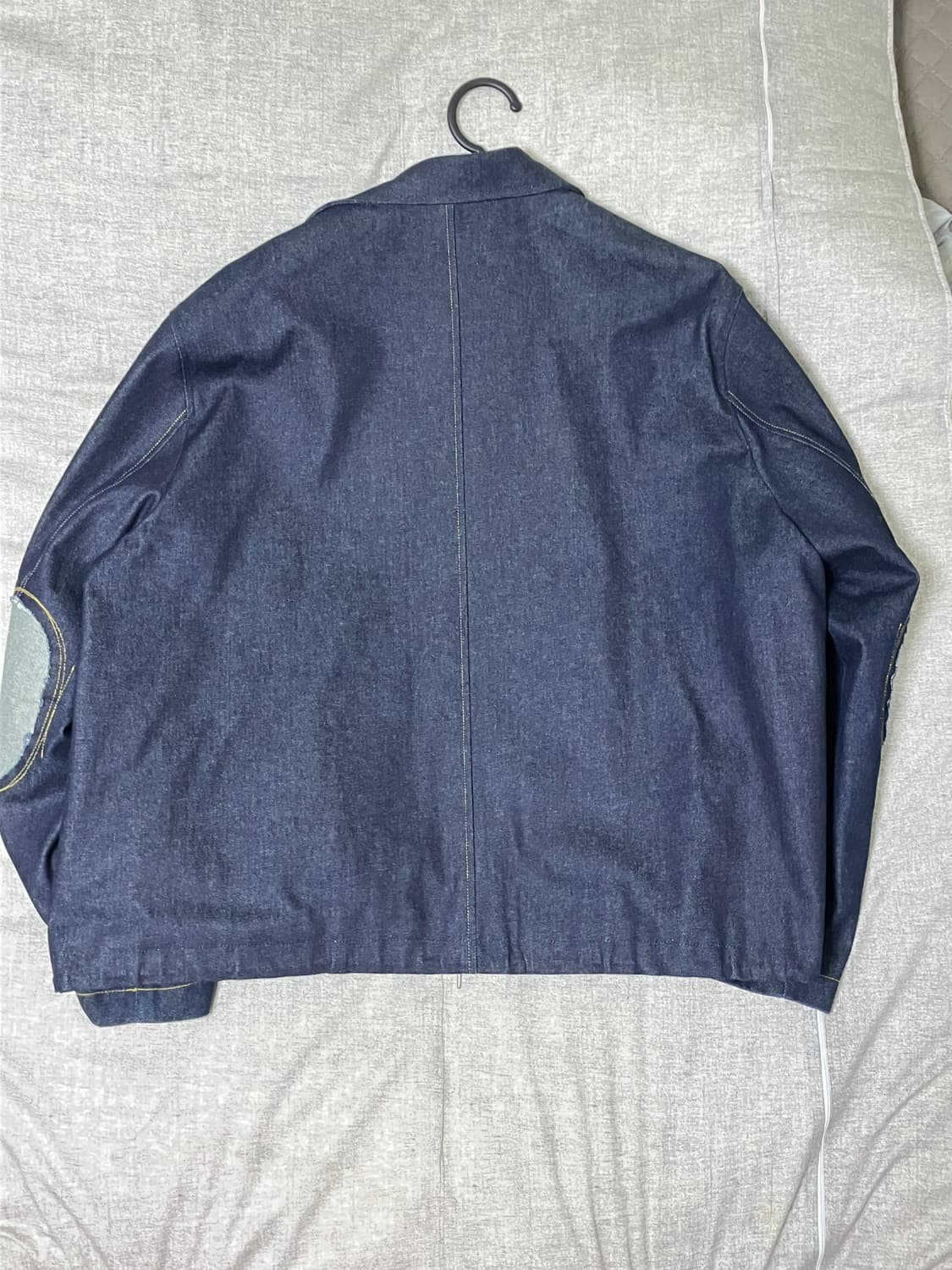 타이핑미스테이크 엘보우 패치데님 자켓_ ELBOW PATCH BLOU 상품이미지3