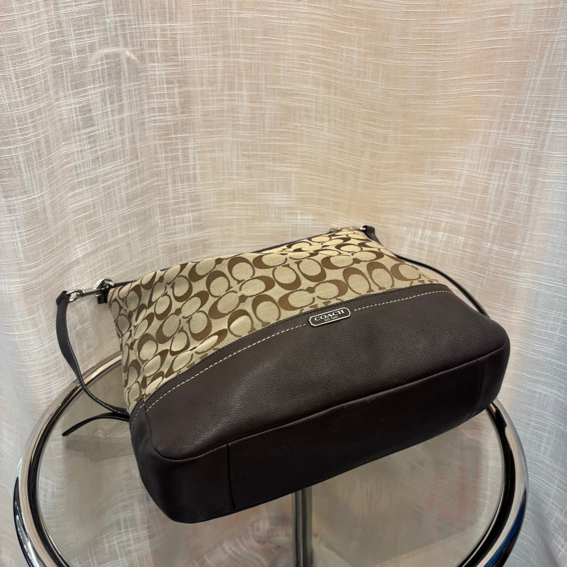 정품 코치 패브릭 숄더겸 토트백    상품이미지6