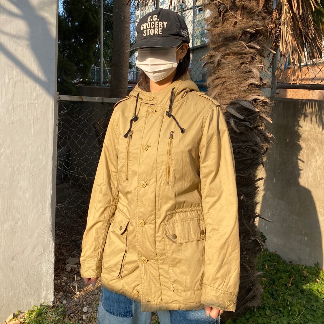 REAL WORDS 멀티 포켓 후드 필드 자켓 상품이미지1