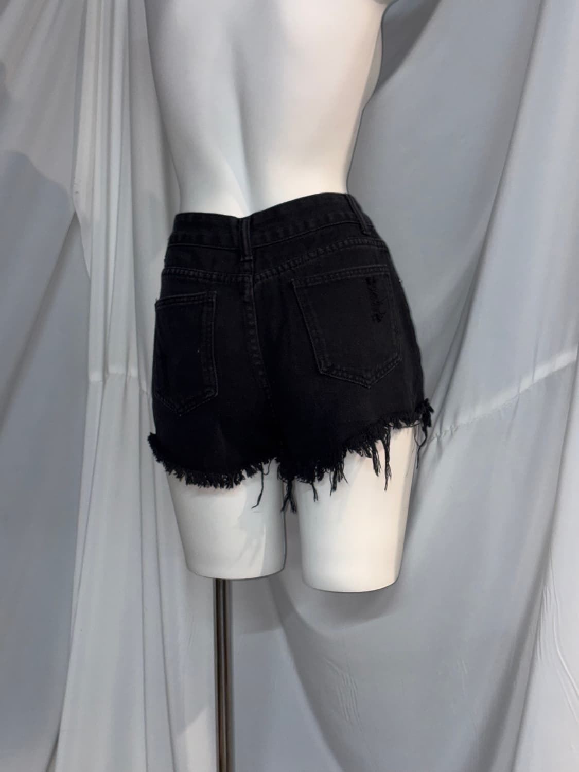 [6pcs] 미사펑크 데일리 무채색 펑크 아일렛 코르셋 십자가 코디세트 상품이미지3