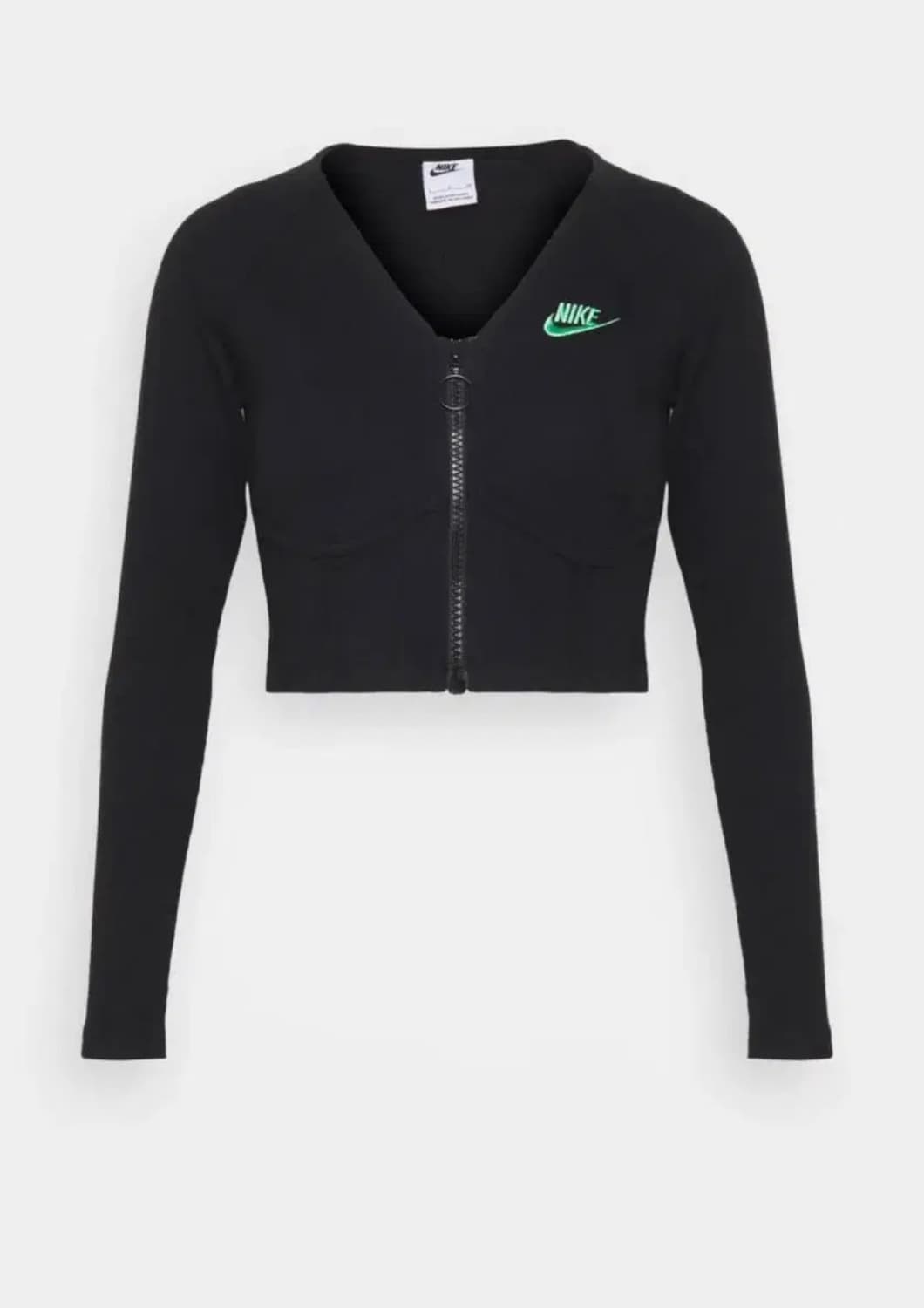 나이키 집업 브이넥 크롭 탑 가디건 상품이미지2