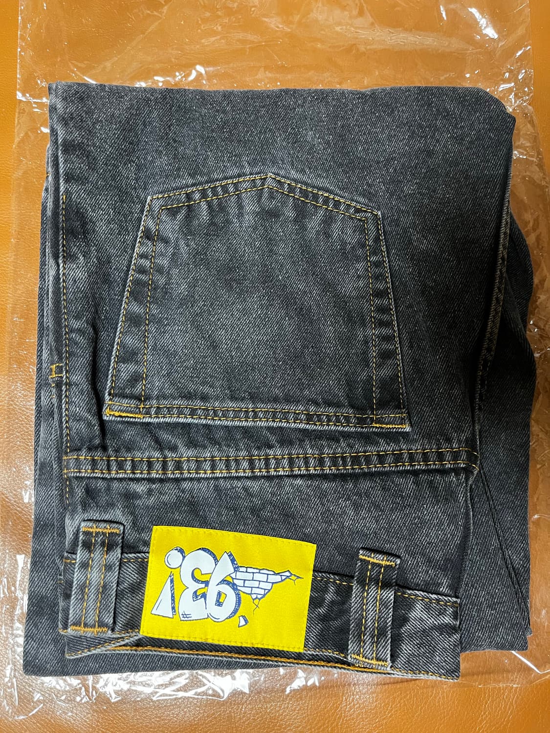 [30/30] 폴라스케이트 93 데님 워시드 블랙 구버전 상품이미지2