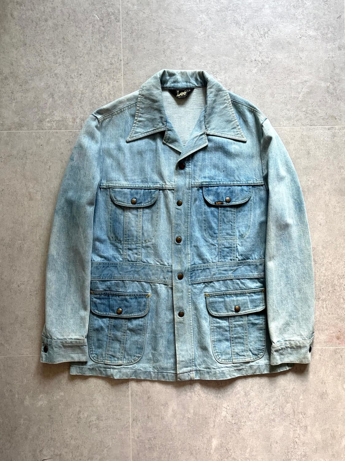 70's Lee 데님 사파리 자켓 L(100~103) 상품이미지1