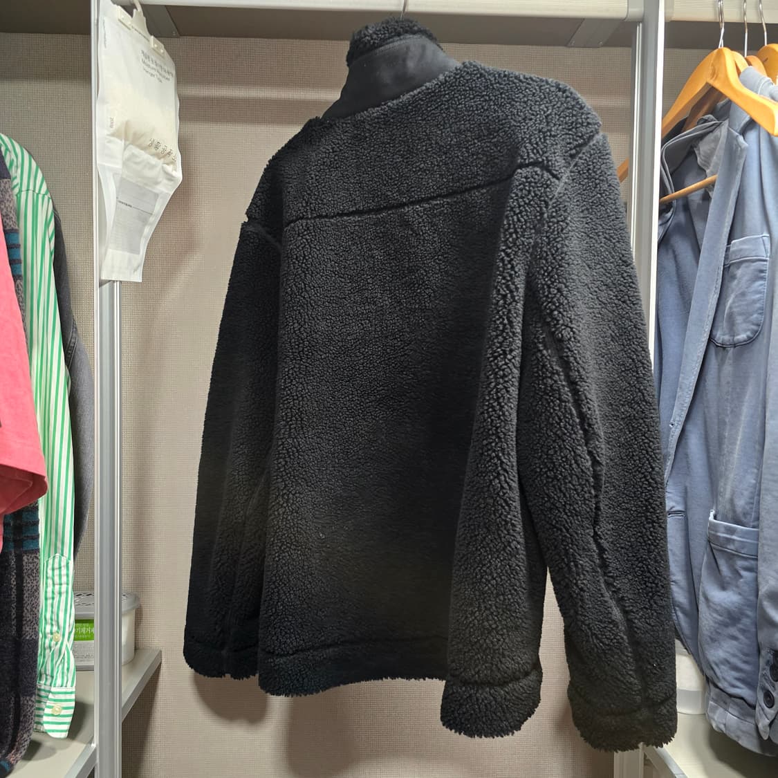 Arket 후리스 블랙  / L 상품이미지2