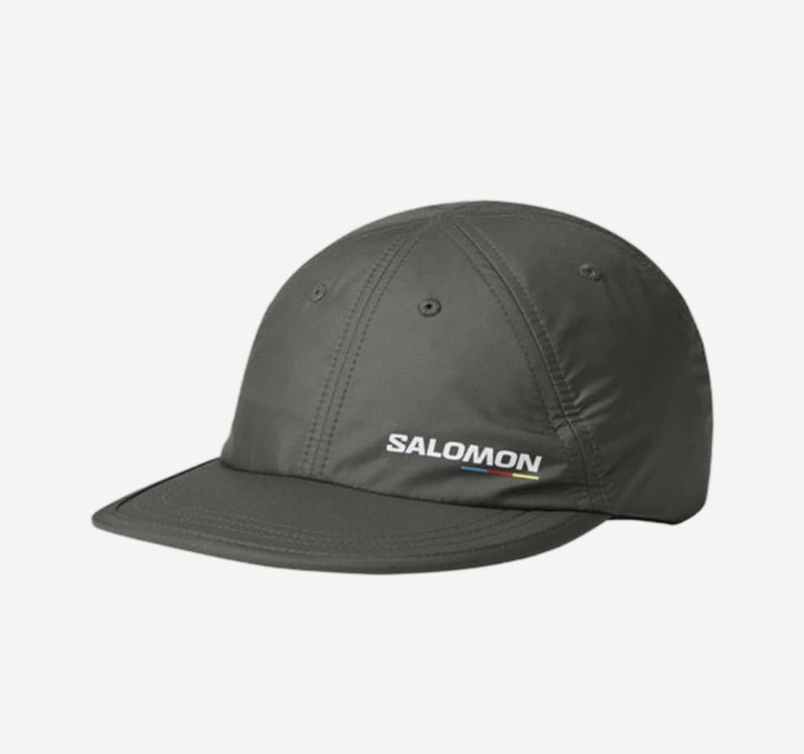 살로몬 6패널 캡 모자 카키 상품이미지1