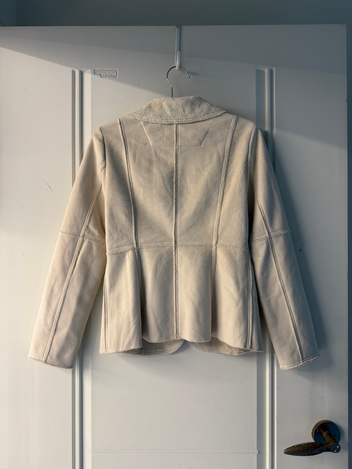 일본빈티지 화이트 무스탕 자켓 상품이미지9