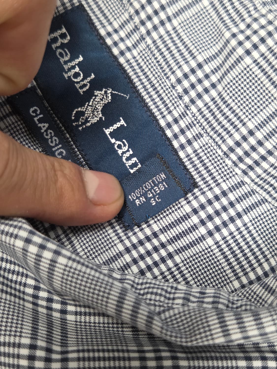 [폴로 랄프로렌] 클래식 핏 스몰 포니 잔체크 반팔 셔츠 | S00142 상품이미지4