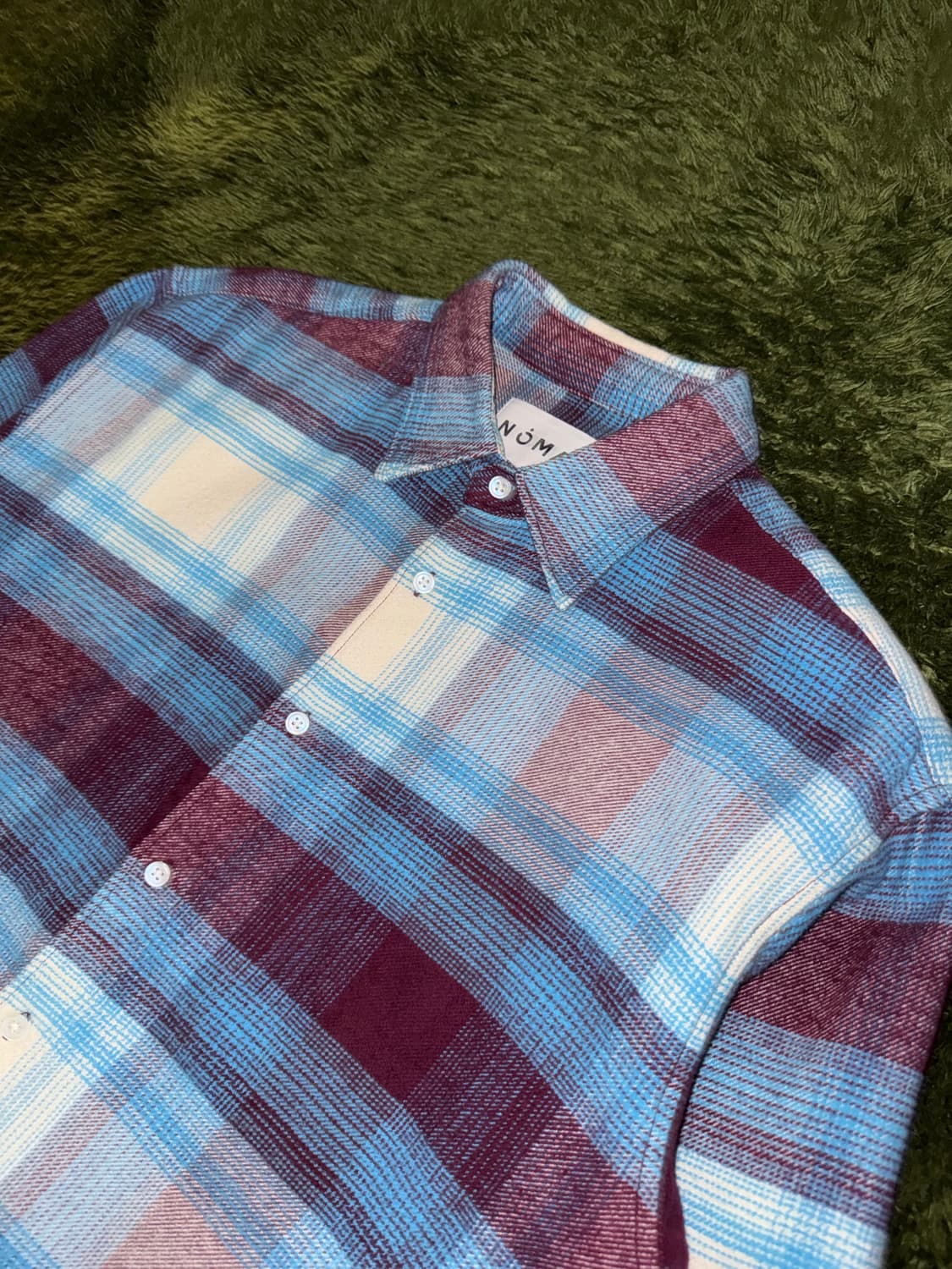 [3] NOMA TD 노마 멀티 체크 플란넬 셔츠 상품이미지2