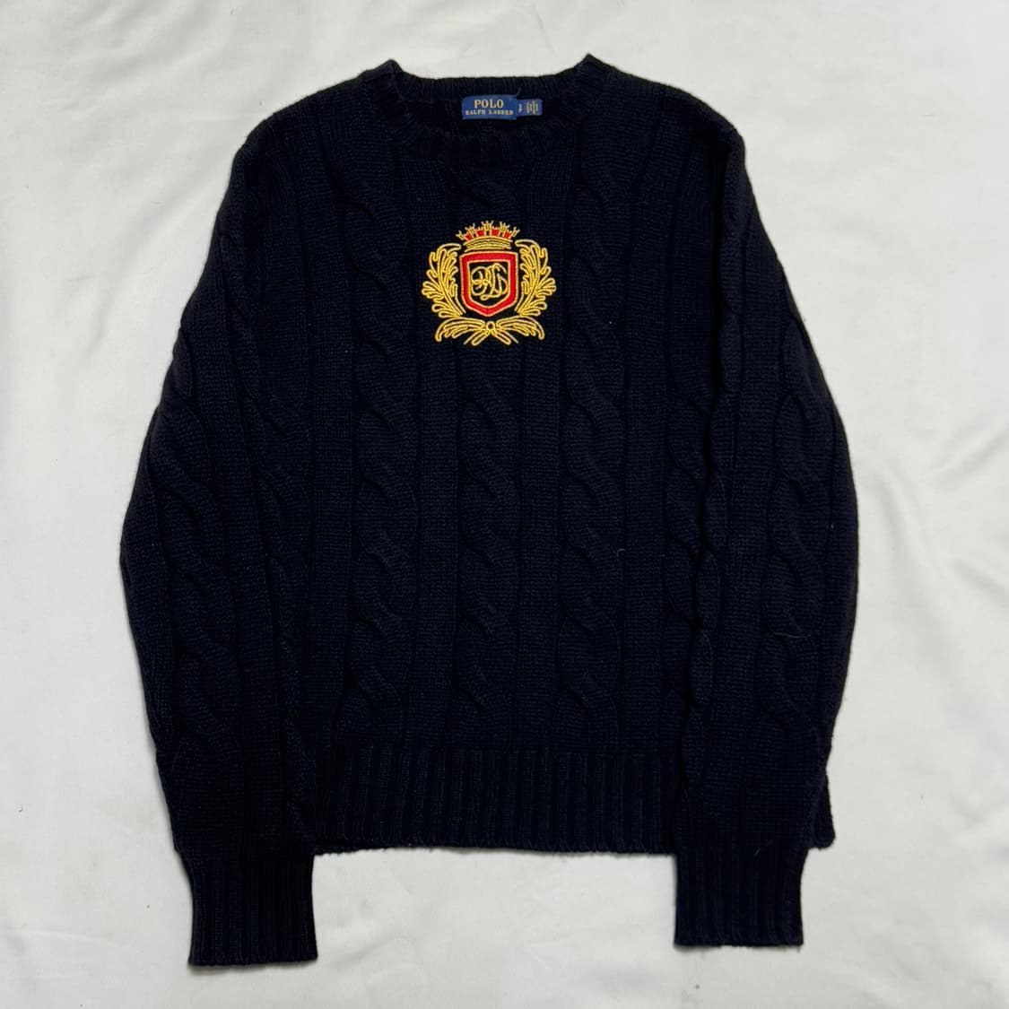 S 폴로랄프로렌 꽈베기 라운드넥 니트 상품이미지2