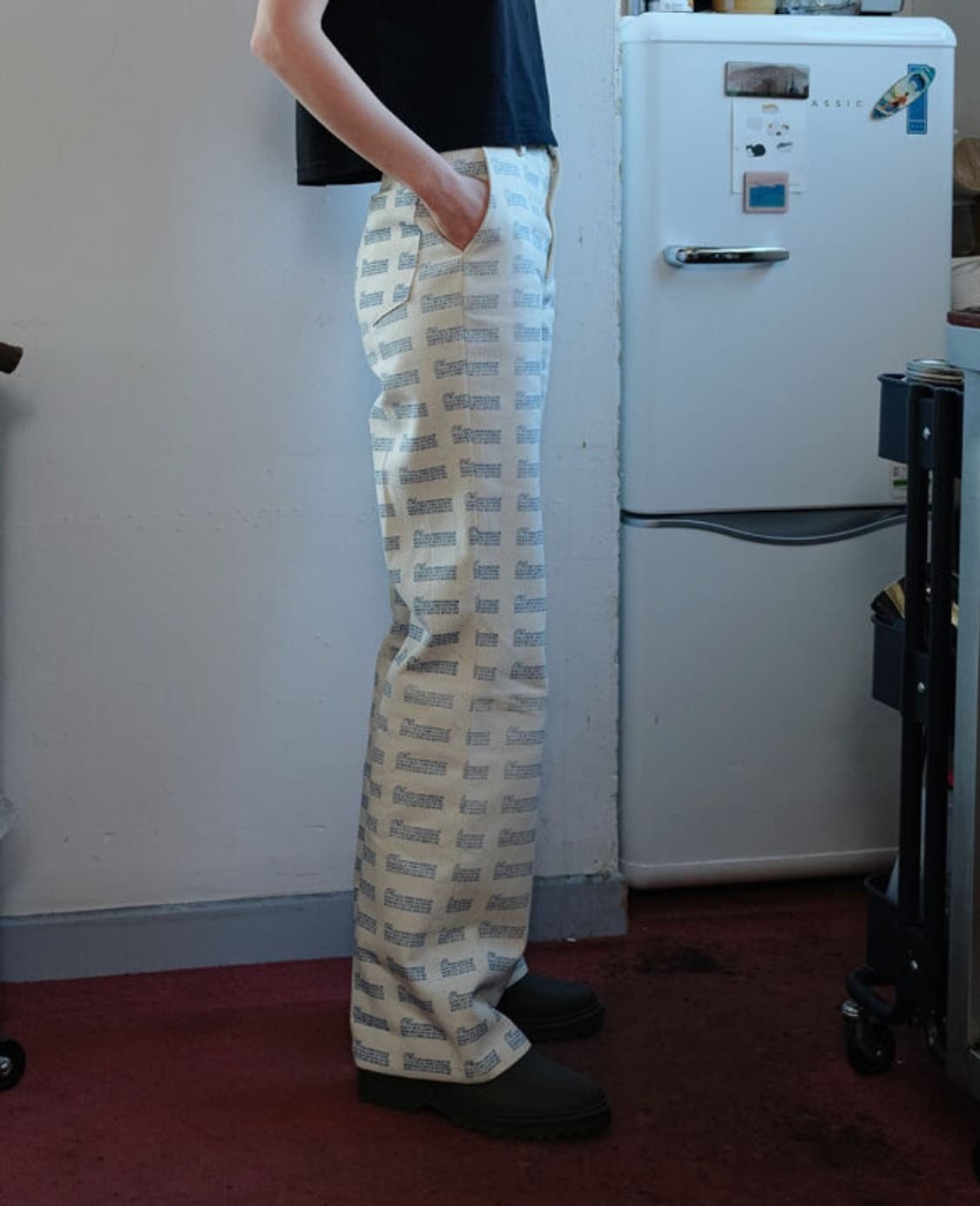 엔조블루스 www 세미 부츠컷 팬츠 상품이미지3