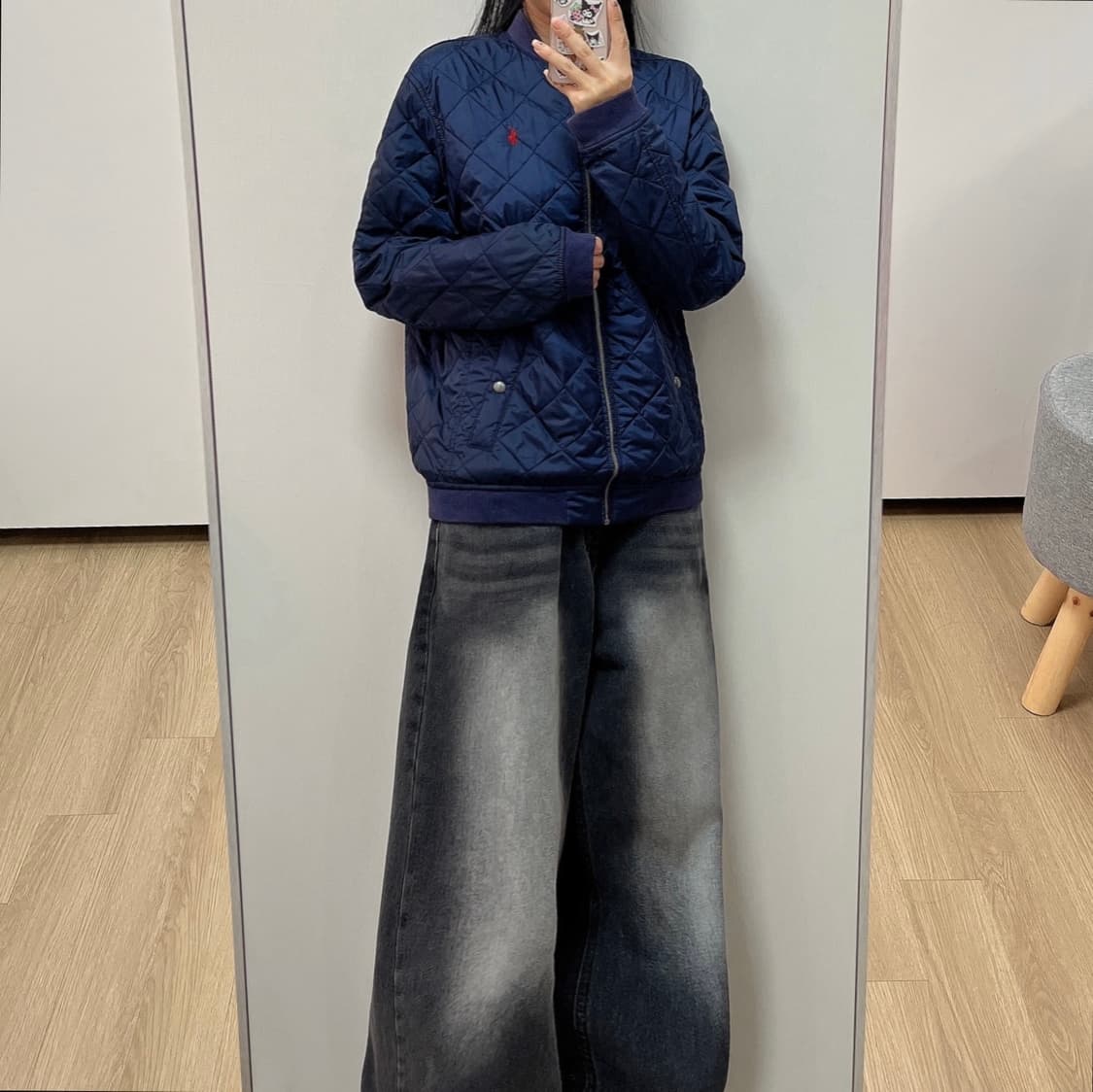 폴로 랄프로렌 네이비 퀄팅 자켓 상품이미지1