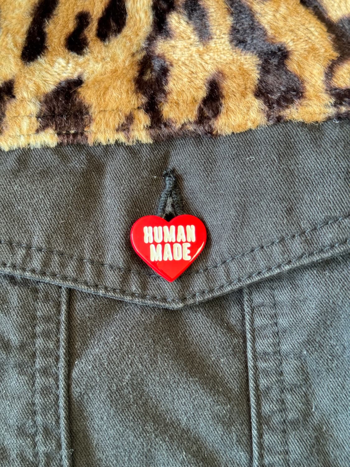 XL 휴먼메이드 레오파드 데님 자켓 상품이미지4
