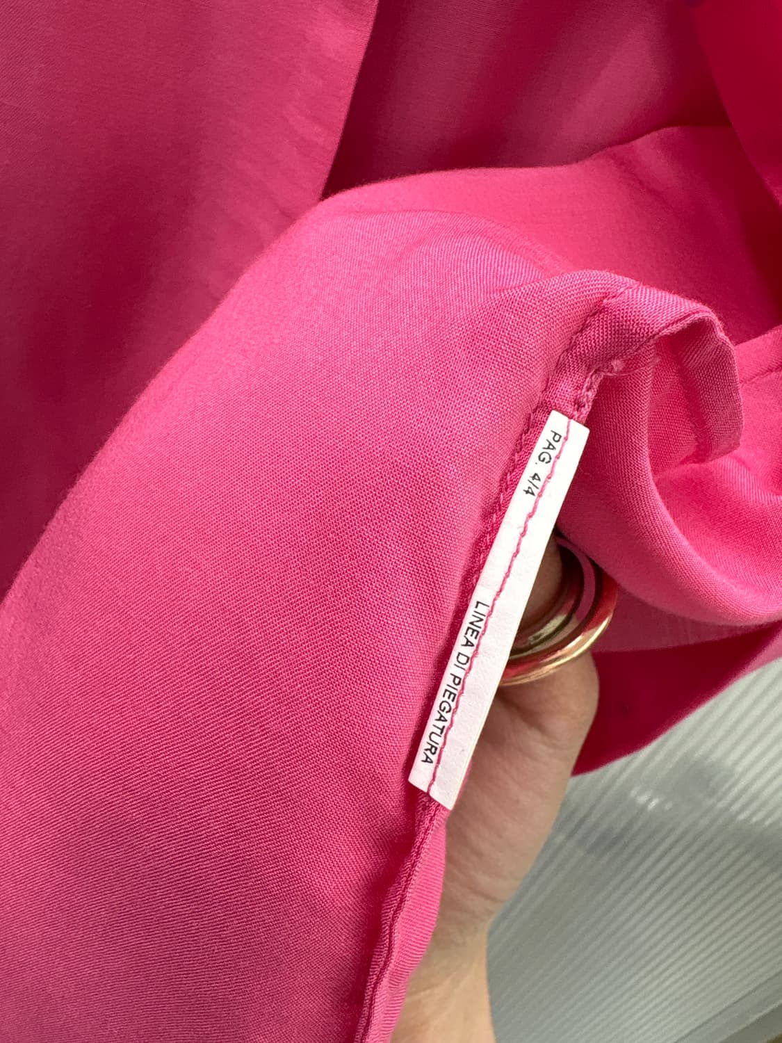 아르마니 진스 핑크 코튼 셔츠 상품이미지4