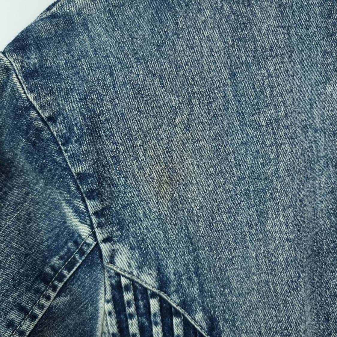 [일본빈티지] 플리츠 가공 데님 자켓 M15830 상품이미지8