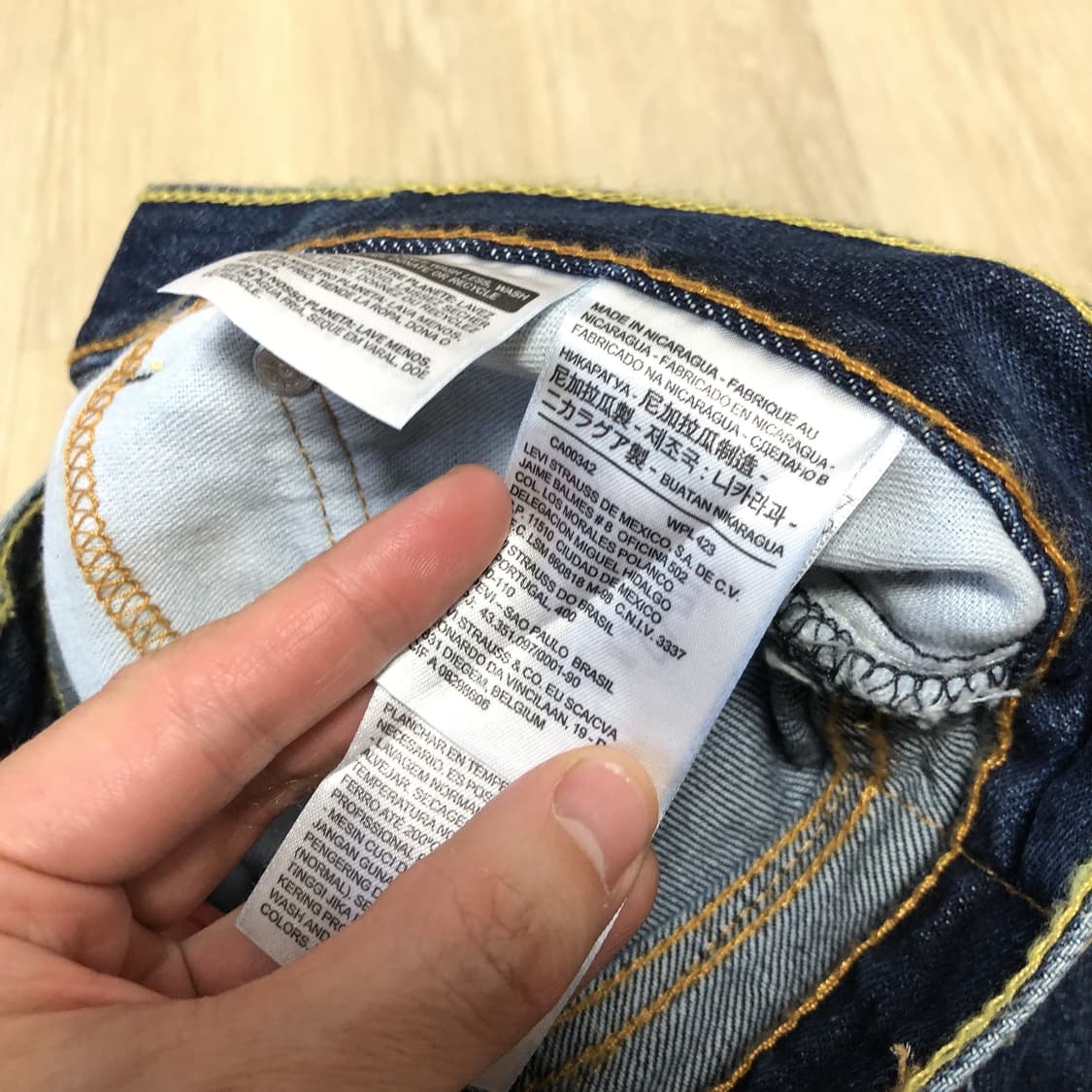 (38) 새상품 리바이스 Levi's 505 레귤러핏 중청 데님 상품이미지7