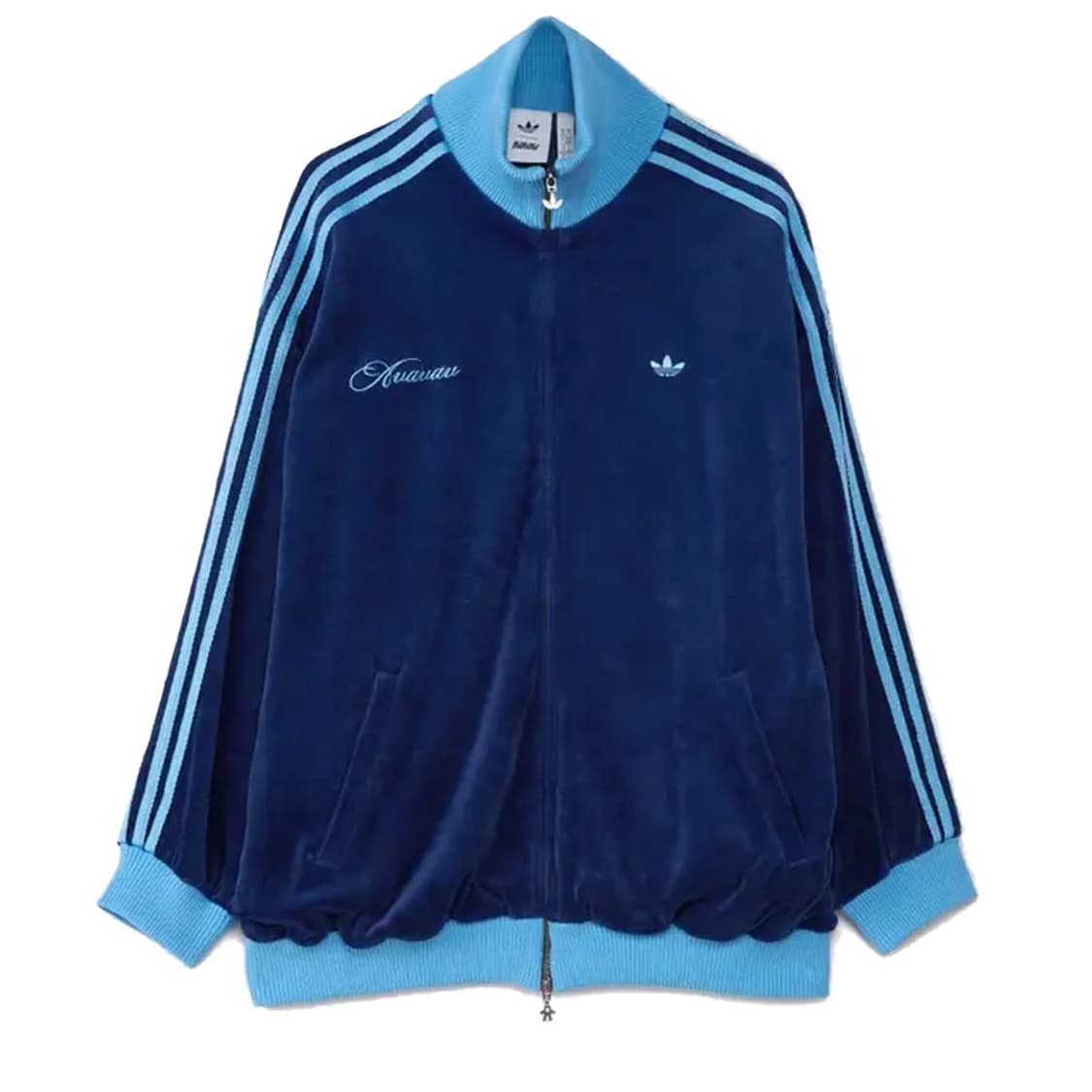 (새상품) 아바바브 x 아디다스 벨벳 트랙탑 다크 블루 상품이미지1