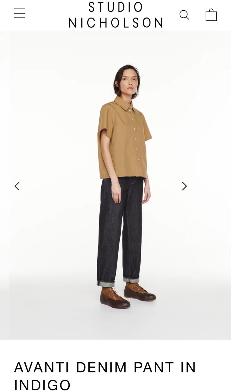 스튜디오 니콜슨 Studio Nicholson avanti 데님 상품이미지1