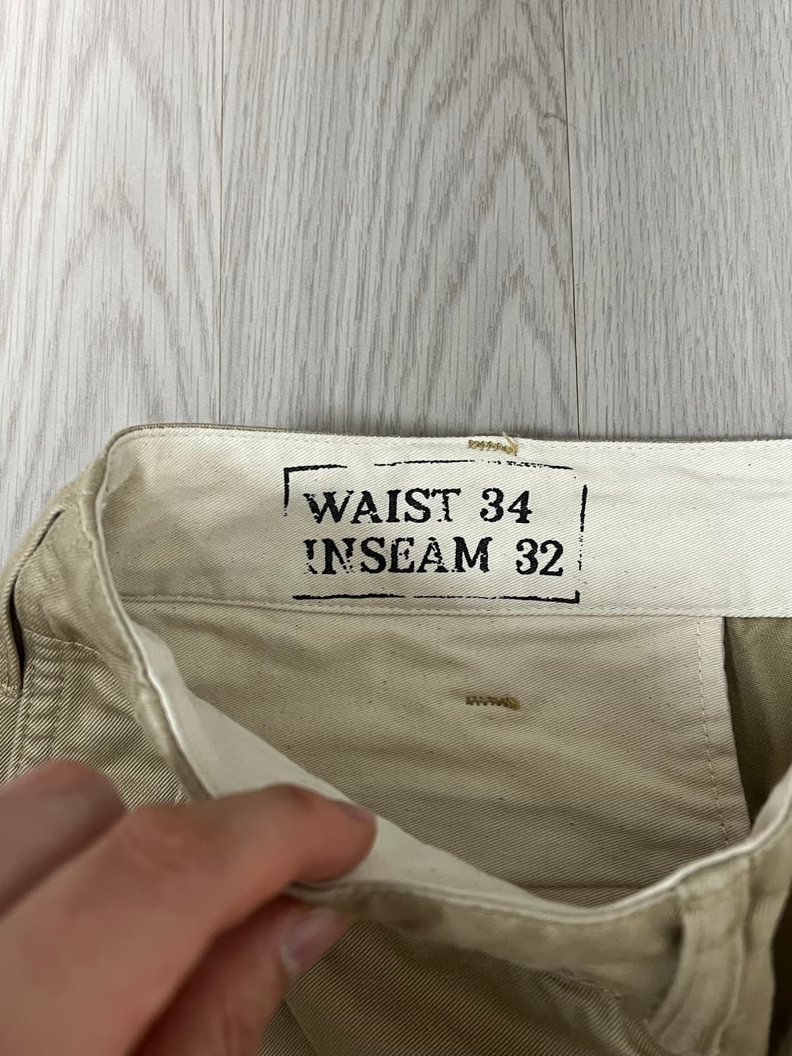 브론슨 1942 치노팬츠 카키 34/32 상품이미지3