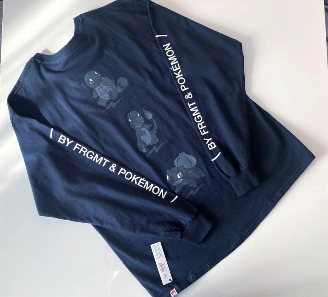 포켓몬 프라그먼트 롱슬리브 티셔츠 썬더볼트프로젝트 엘 뉴진스 해린 상품이미지1