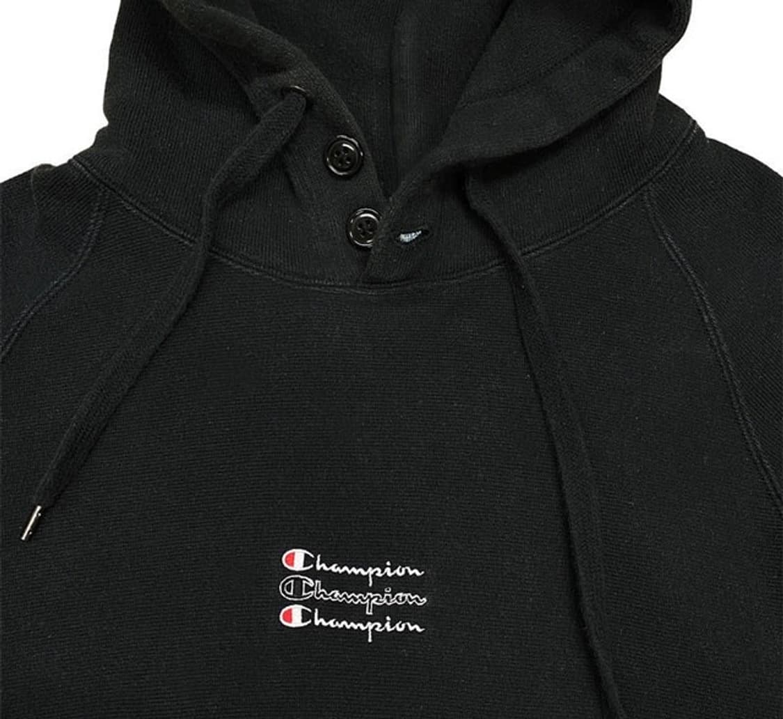 빈티지 챔피온 피그먼트 로고 후드티 상품이미지3