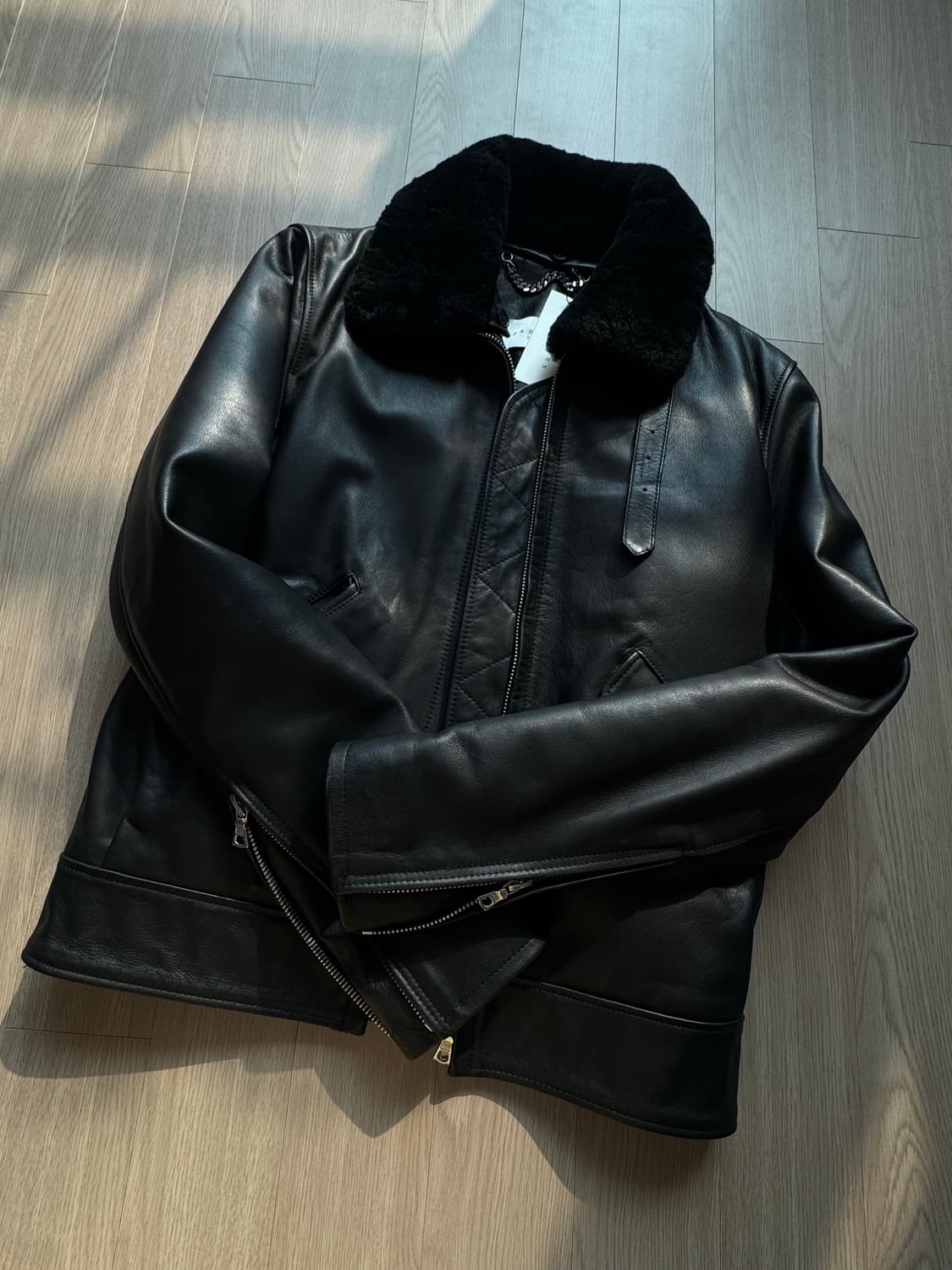 Sandro paris 가죽자켁 상품이미지2