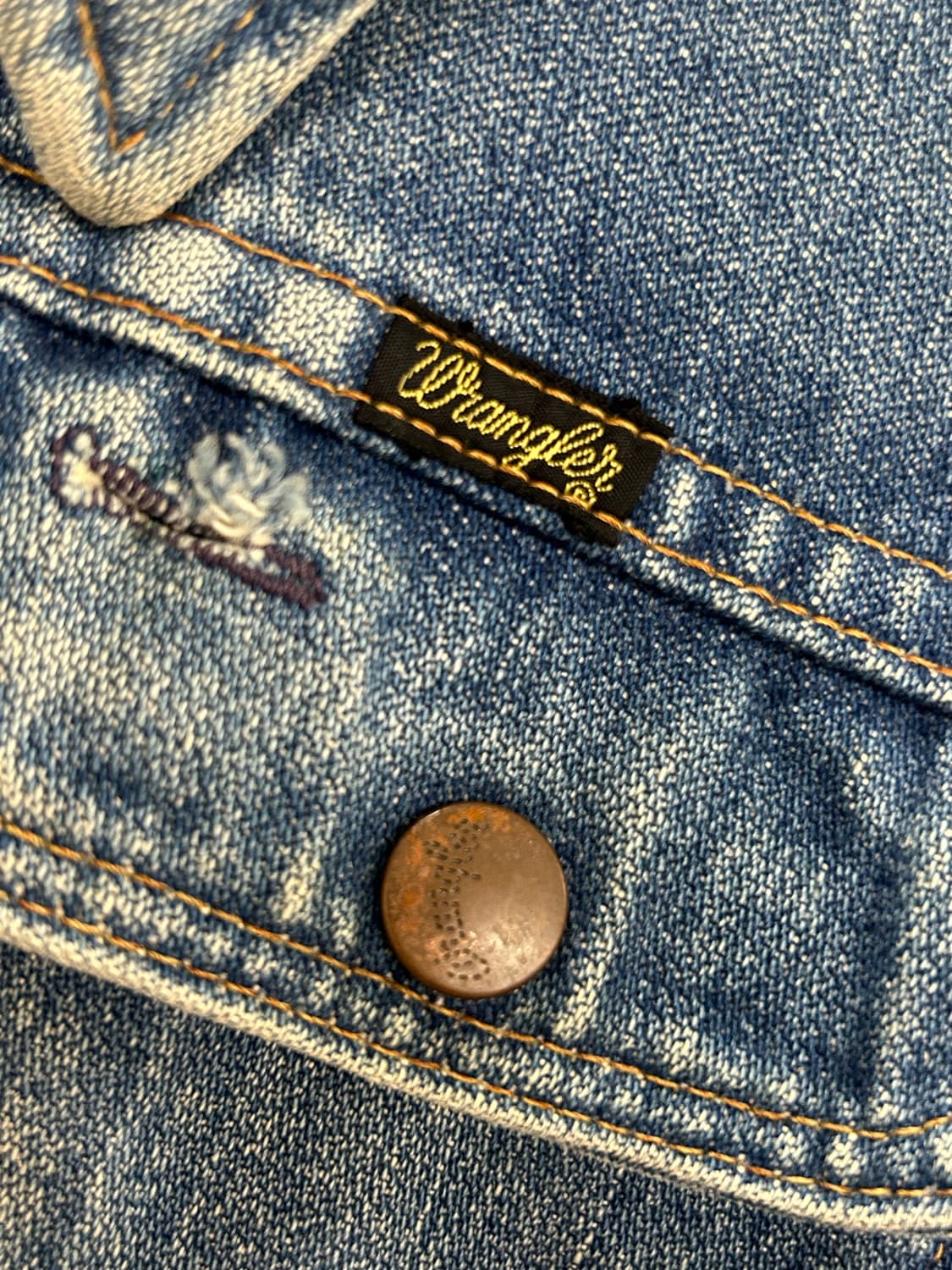 70-80s USA 랭글러 데님자켓 상품이미지2