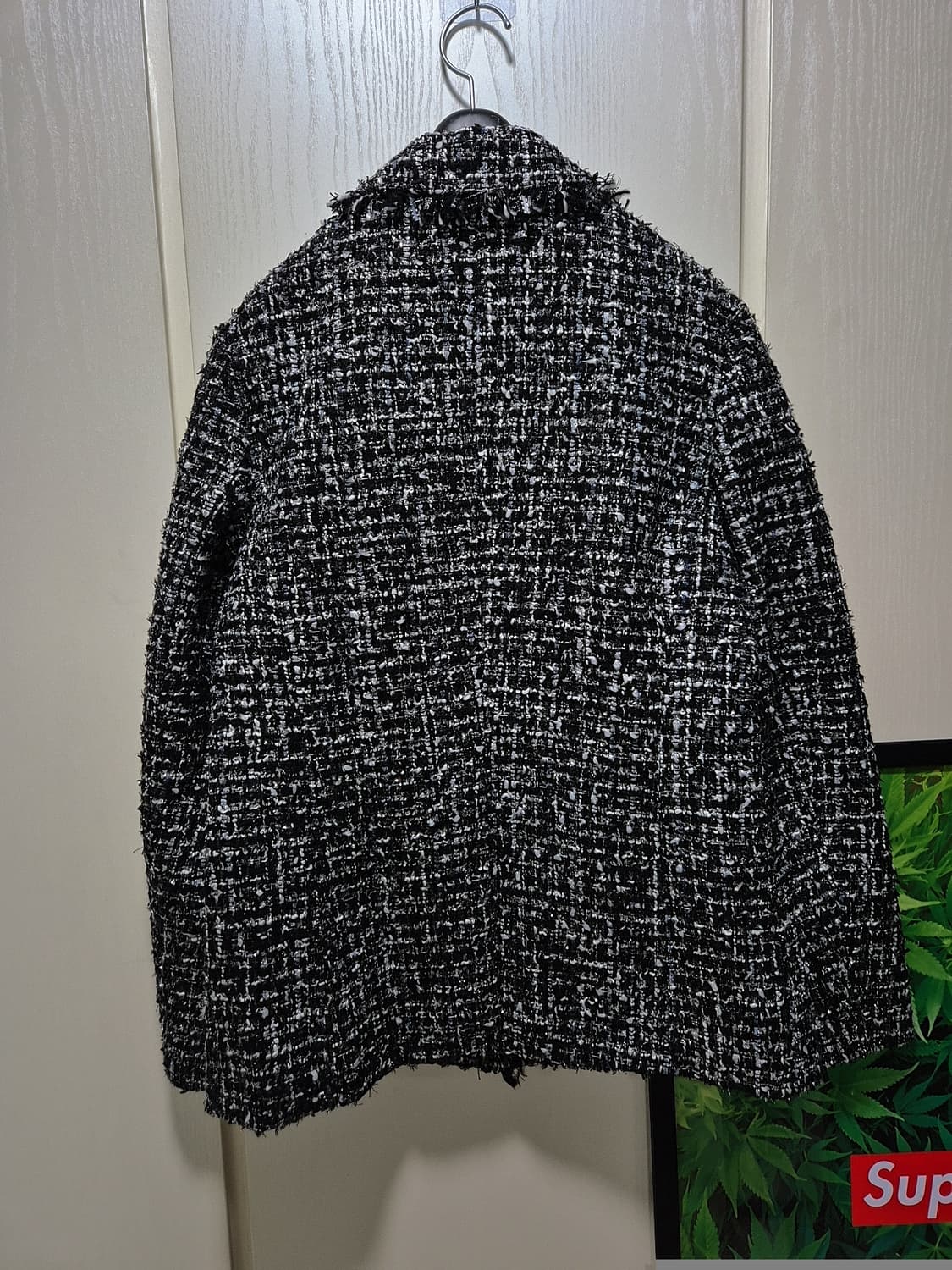 마리끌레르. 트위드 자켓 블랙 상품이미지2