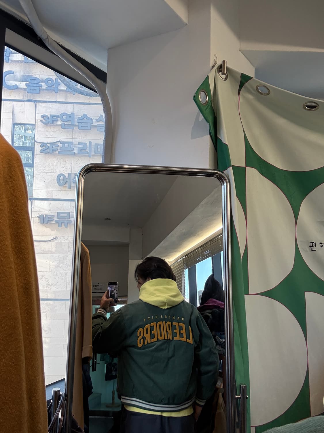 Lee 리 코듀로이 바시티 그린 L 상품이미지10