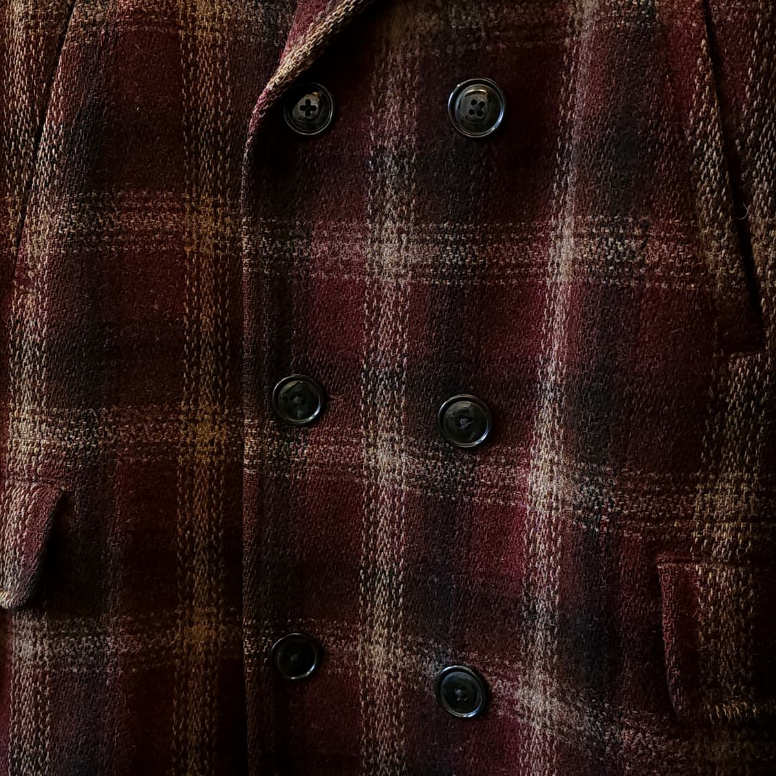 90s 폴로 랄프로렌 울 코트 폴로 스포츠맨 피코트 헤비울 L 상품이미지4