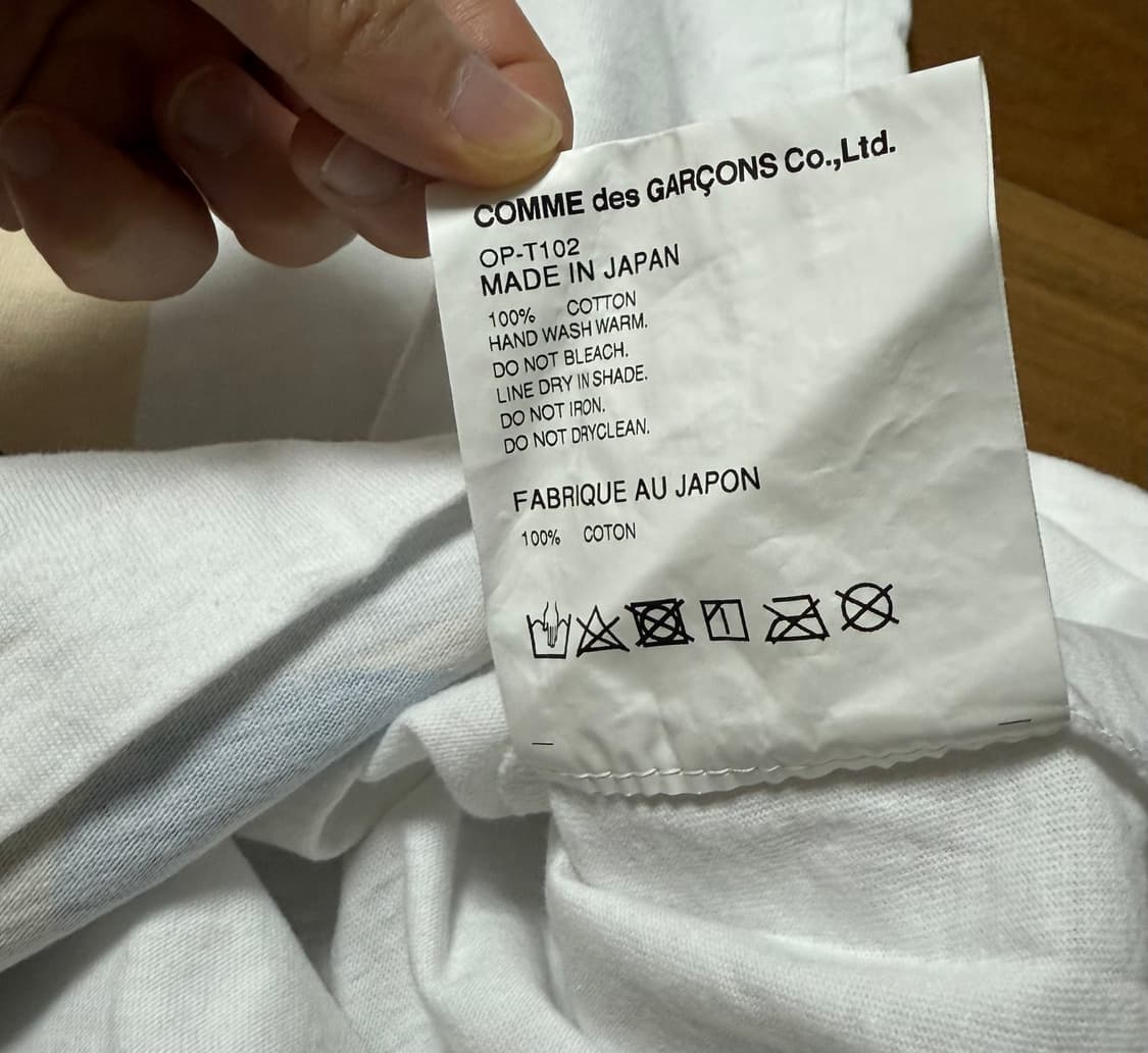 cdg 꼼데가르송 반팔 티셔츠 M 상품이미지6