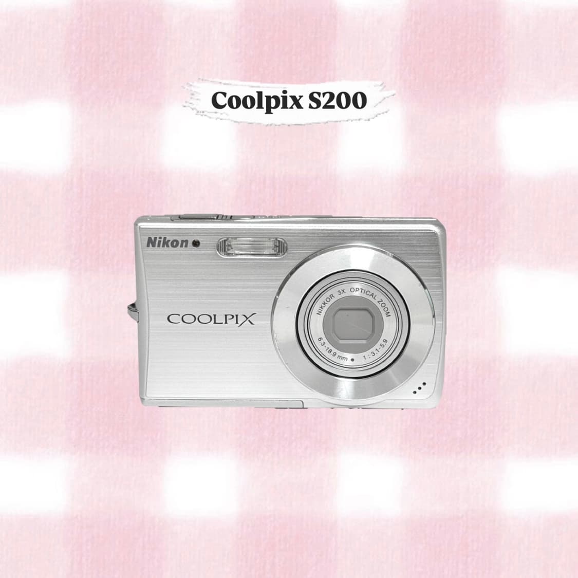 니콘 쿨픽스 S200 실버 빈티지디카 상품이미지1