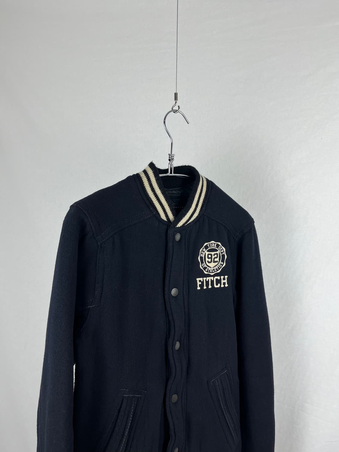 ABERCROMBIE & FITCH 울 혼방 바시티 자켓 상품이미지2