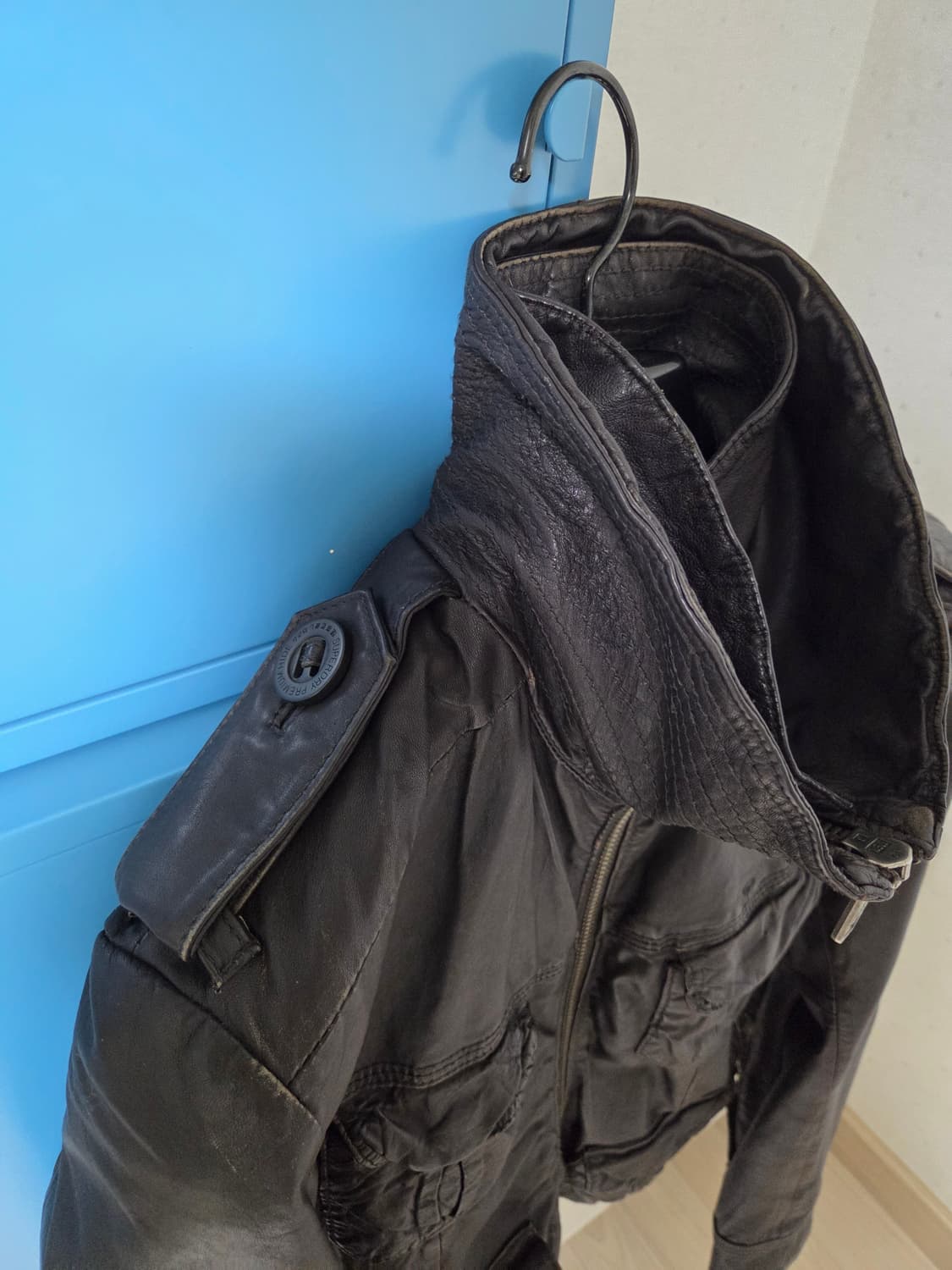 일제 램스킨 레더 자켓 m 상품이미지10