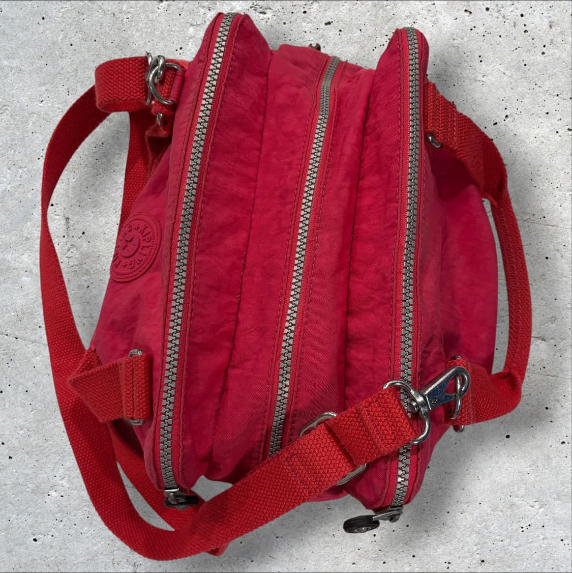 키플링 레드 핑크 토트백 크로스백 + 키링 상품이미지2