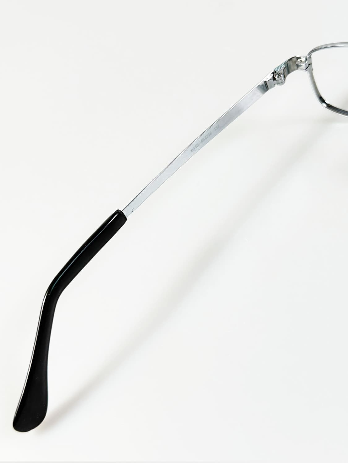 90s 실버 메탈 슬림 스퀘어 프레임 빈티지 안경 상품이미지7