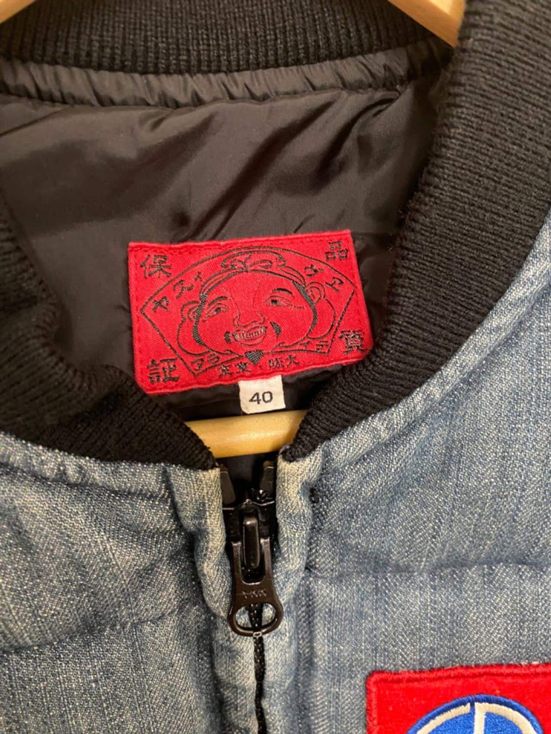 EVISU JAPAN denim padding vest 상품이미지7