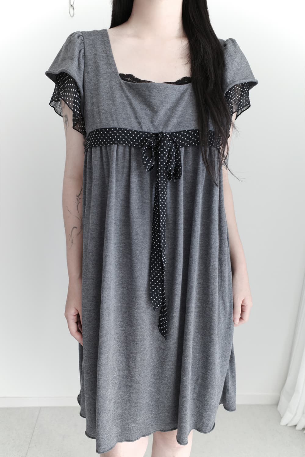 dot ribbon one-piece 상품이미지7