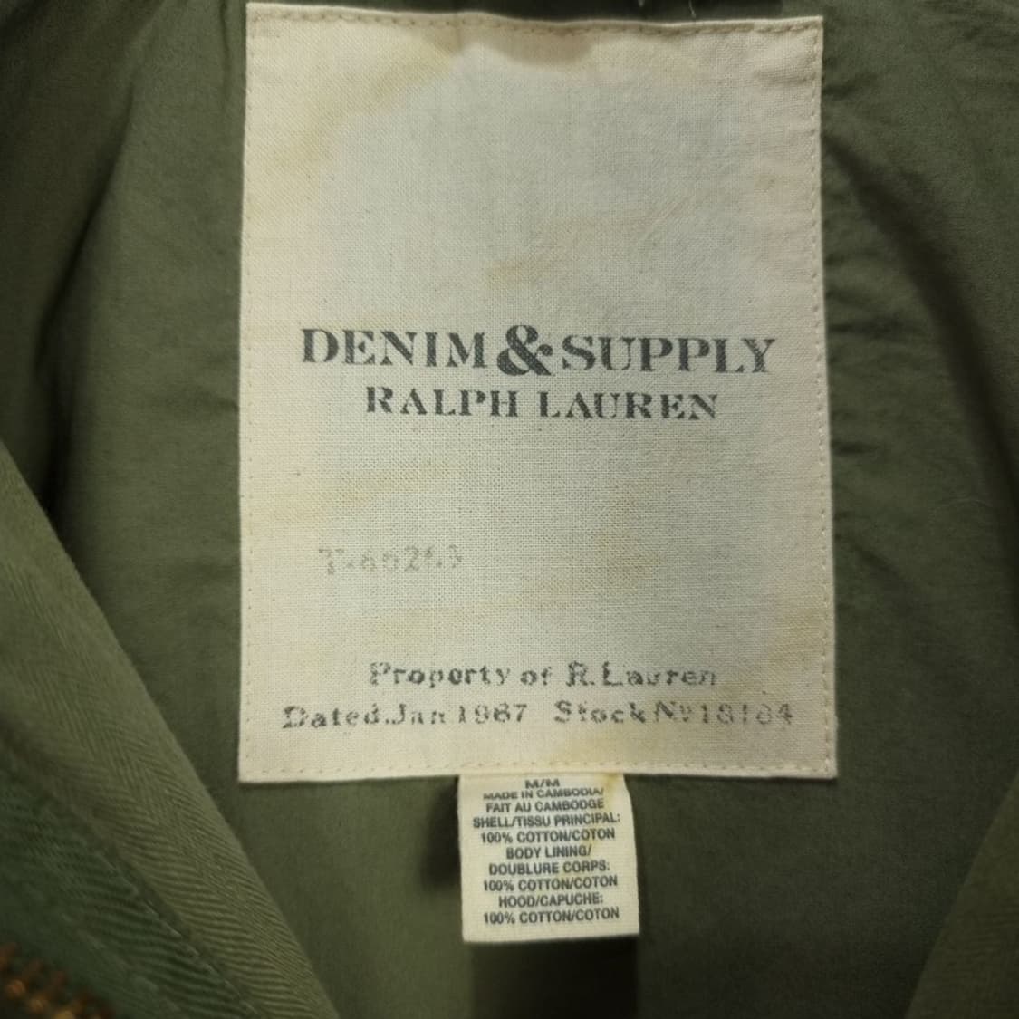 [데님앤서플라이] 인디언 그래픽 밀리터리 M65 필드 야상 P01442 상품이미지9