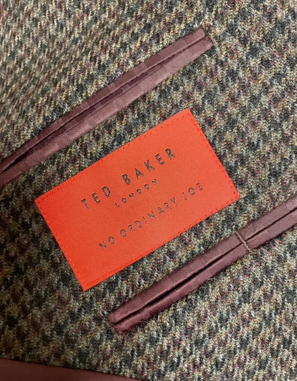 테드 베이커 남성 체크 자켓 (95-100 사이즈 / 100% 울) 상품이미지6